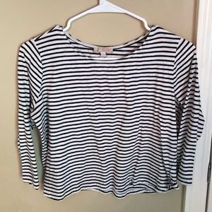 3/4 sleeve crop top
